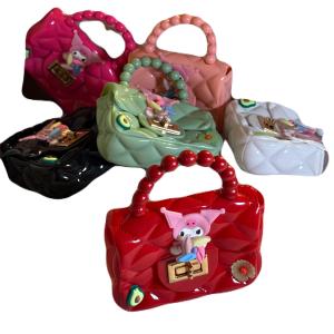 حقيبة يد أطفال كرتونية – تصميم لامع مع شخصيات مرحة