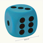 حجر النرد بألوان مختلفة، أحجار النرد